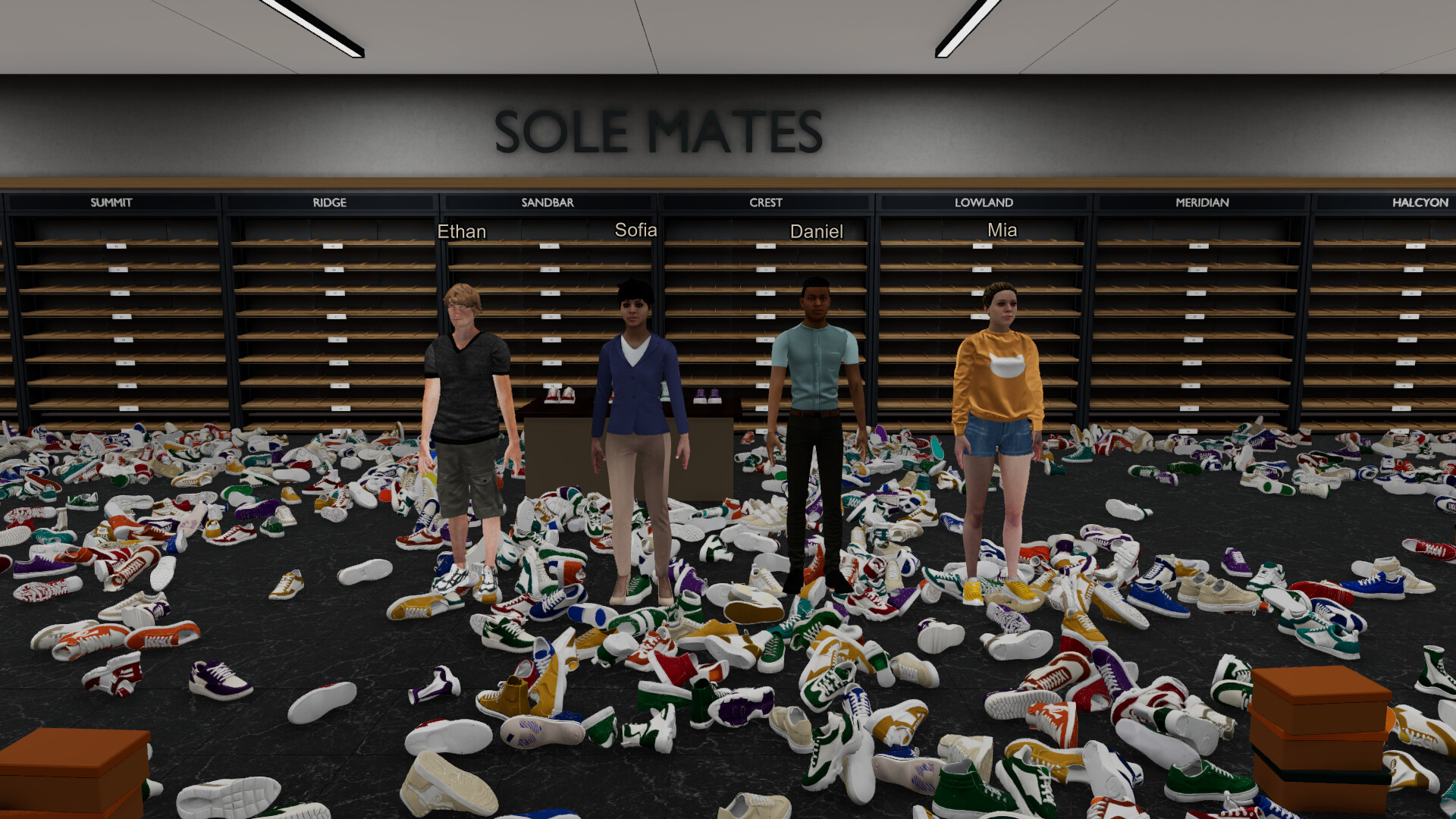 Sole Mates: Tidy Up the Shoe Store — Gameplay 1